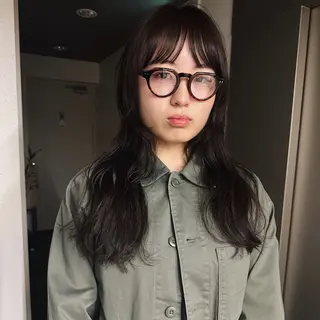 ロング カラー パーマ ボブ/レイヤー/ケア パーマ/リュウタのヘアスタイル