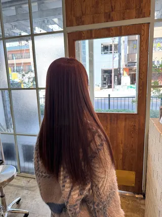 ロング カラー ブリーチ無しダブル カラー特化/🫧中村のヘアスタイル
