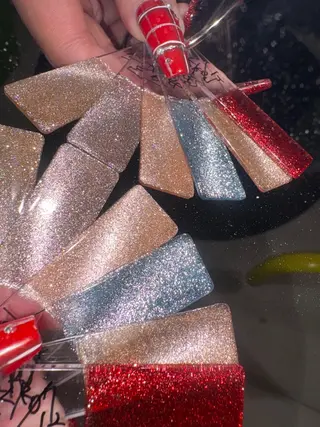 ネイル 33nail✴️栄 スミレ❇️Gel-xのネイルデザイン