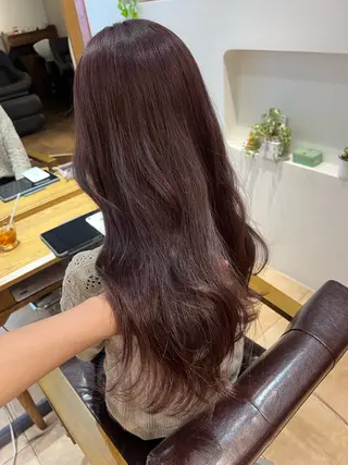 ロング カラー 🥀韓国ヘア🥀 宮津真菜のヘアスタイル