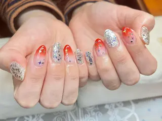 ショート カラー ネイル ネイルサロン　リリーブランシュ所属・森 瑞紀のネイルデザイン