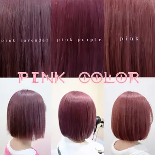 ショート 🌷ピンクカラー くどう🌷のヘアスタイル