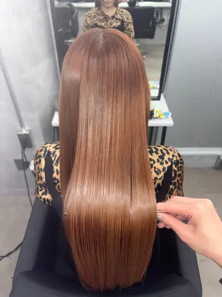 ロング カラー 髪質改善/韓国 ﾚｲﾔｰ/店長/原島のヘアスタイル