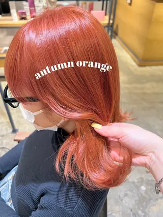 ミディアム カラー Kana 🍋 ハイトーン【高円寺】のヘアスタイル