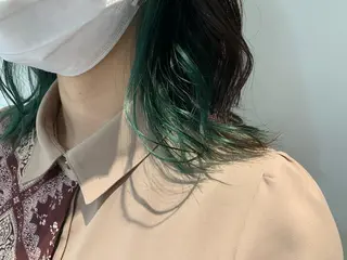 ミディアム カラー 高橋友里亜 /フリーランスのヘアスタイル