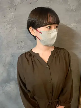 ショート カラー Fuuu《フゥ》所属・シノザキ シンゴのヘアスタイル