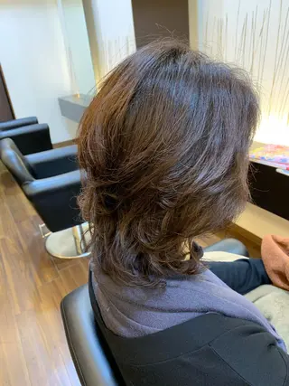 ミディアム パーマ GO TODAY SHAiRE  SALON  名古屋店所属・miho 🌼🌼🌼のヘアスタイル