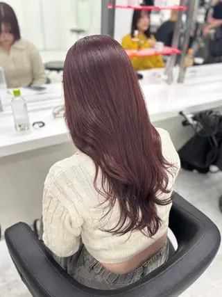 カラー 🎀ツヤ髪✖︎ 暖色🎀RYUKAのヘアスタイル