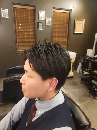 メンズ ショート 加賀美 優斗のヘアスタイル