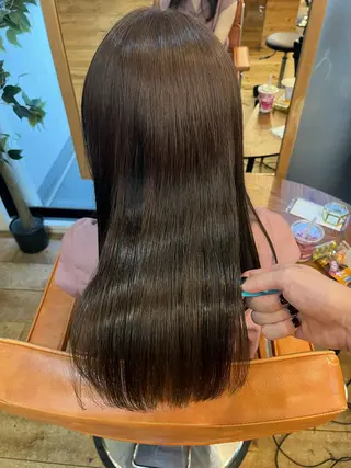 ロング ⚪️髪質改善 縮毛 店長 コウ⚪️のヘアスタイル