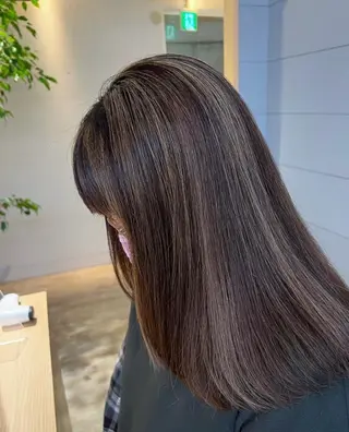 カラー 高難易度縮毛矯正　春日井　Soea(ソイア)所属・多久間 喬介のヘアスタイル