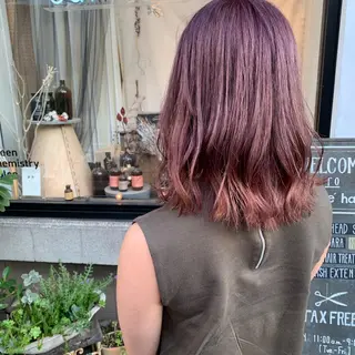 ミディアム 艶髪color💎髪 質改善ストレート大吉のヘアスタイル