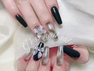 ネイル Gloss nail 💅yuna✨のネイルデザイン