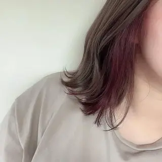 ミディアム カラー ヘアアレンジ 伊藤  穂南のヘアスタイル