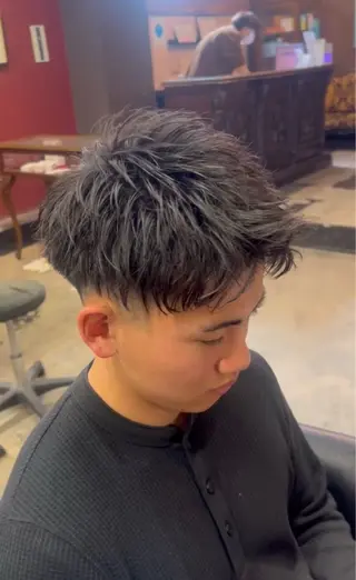 ショート メンズ グロウ天神所属・清潔感のある髪へ✨️ 井上一真のヘアスタイル