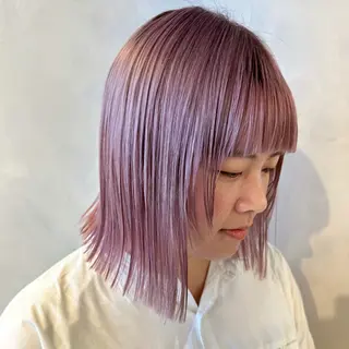 ショート カラー デザインカラー/パー マ🦖外岡咲希🦖のヘアスタイル