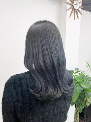セミロング カラー パーマ ヘアアレンジ メンズ キッズ ネイル マツエク・マツパ アイブロウ 韓国×髪質改善💊 似合わせ/武田涼のヘアスタイル