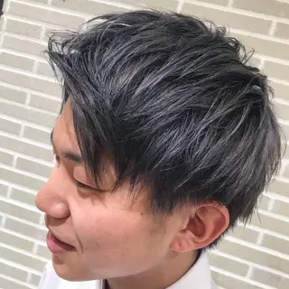 メンズ 赤本悠斗波巻きパーマ メンズパーマのヘアスタイル