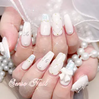 セミロング カラー パーマ ヘアアレンジ ネイル キッズ メンズ マツエク・マツパ アイブロウ Yukiko 🌙のネイルデザイン