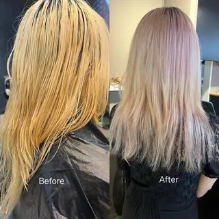 ロング カラー daiki 原宿のヘアスタイル