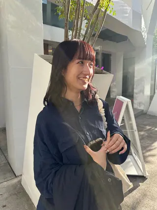 ミディアム カラー REINA☁️透明感 カラー/ぷつっと♡のヘアスタイル