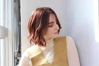 ミディアム カラー アレンジ指名 no.1✨ｈａｋｏのヘアスタイル