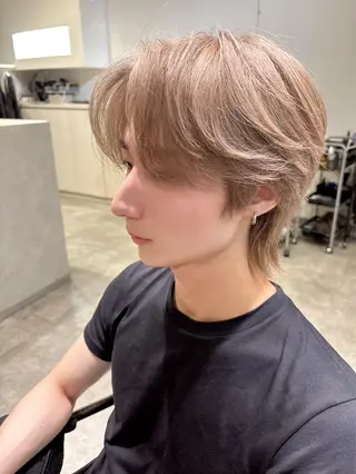 カラー メンズ 青木 奏楽のヘアスタイル
