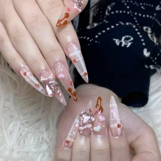 ネイル ANH ゴテゴテネイルのネイルデザイン