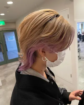 ショート カラー メンズ ハイトーン/ベージュ 指名No.1荒木涼太のヘアスタイル