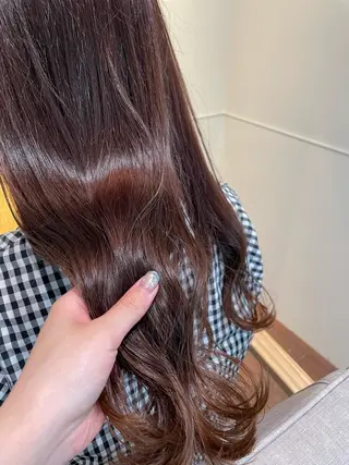 ロング カラー gotoday　shaire　saron所属・miu. ボブ/透け感カラーのヘアスタイル