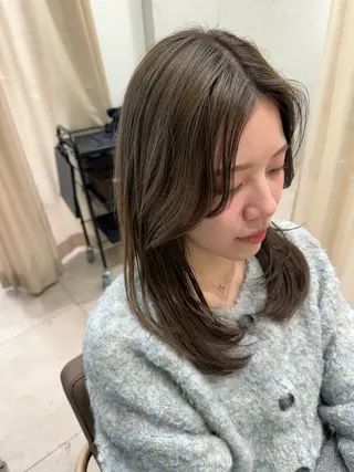 ロング 横山 滉のヘアスタイル