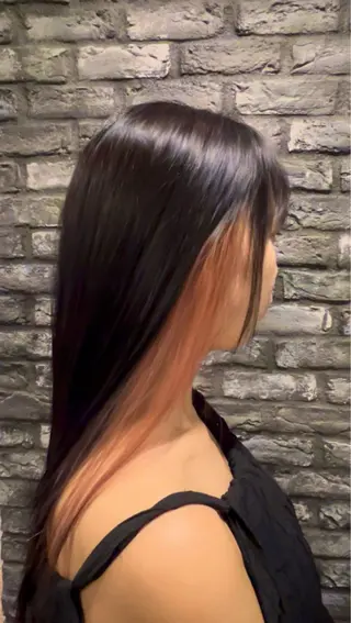 カラー 松井 咲樹のヘアスタイル