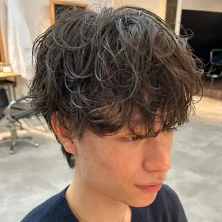 パーマ メンズ 男の理想を叶える🔥 メンズパーマ特化｜関のヘアスタイル