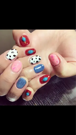 ネイル 山中 あいのネイルデザイン