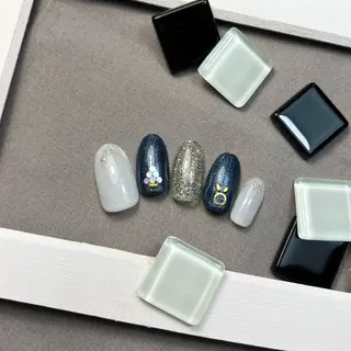 ネイル ⭐︎休業中の練習⭐︎ JNA認定講師髙橋のネイルデザイン