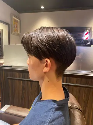 ミディアム メンズ 中山 海生のヘアスタイル