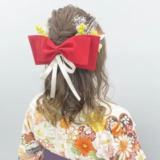 ミディアム ヘアアレンジ Elle✂︎ Riinaのヘアスタイル