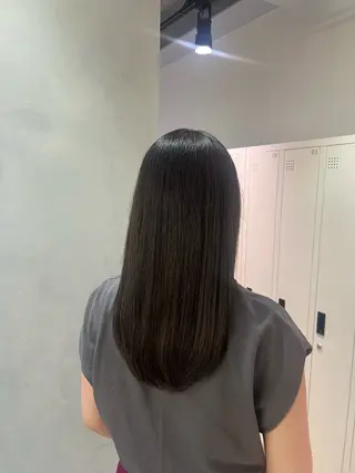 セミロング AI /暖色カラー /ゆるふわstyleのヘアスタイル