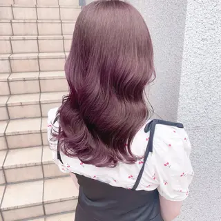 セミロング カラー ヘアアレンジ 💗💗韓国レイヤー yu-ki💗💗のヘアスタイル