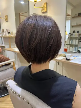 ショート 韓国ﾍｱ&ｼｮｰﾄ ボブ💜桑原のヘアスタイル