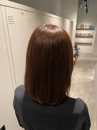 ミディアム unami shibuya所属・ren ボブロブ/ミディアムのヘアスタイル