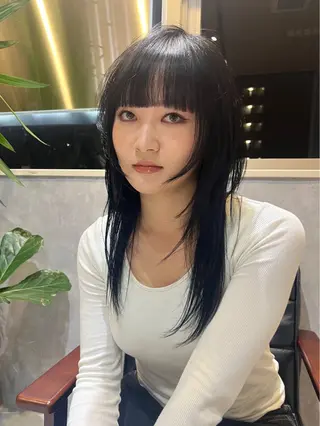 ロング Noa/レイヤー カット💖ハイトーンのヘアスタイル