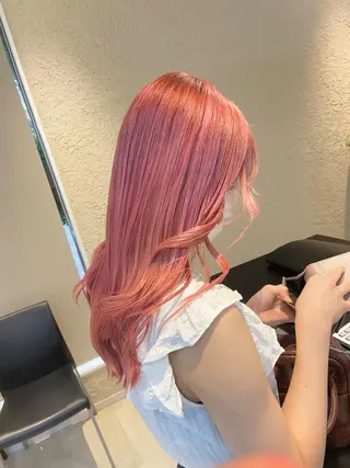 ロング カラー 杉木 勝太のヘアスタイル