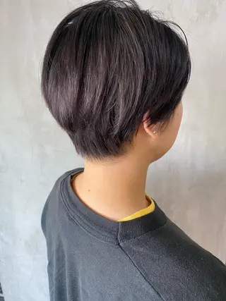 ショート カラー ヘアアレンジ stylist/蛯谷 珠里のヘアスタイル