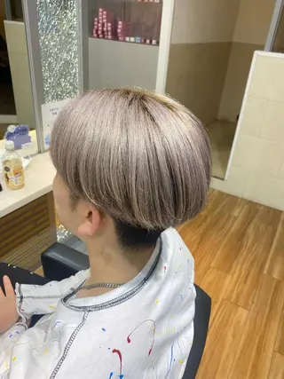 ショート カラー メンズ DOI   HAIR MAKE MODE所属・土井 祐之介のヘアスタイル