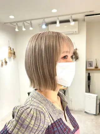 ショート カラー ふくどめ りなのヘアスタイル