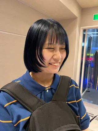 ミディアム カラー dogstar小林諒 レイヤー/パーマのヘアスタイル