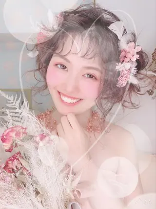 ロング ヘアアレンジ Achieve 三ノ宮のヘアスタイル