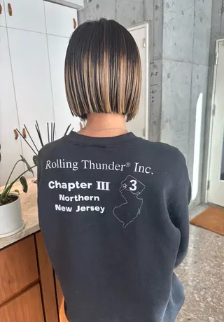 ショート ショートボブ／川崎 子安健太のヘアスタイル