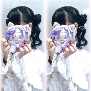 ロング ヘアアレンジ 艶髪/柔らかカラー /アレンジ🪞あまにのヘアスタイル